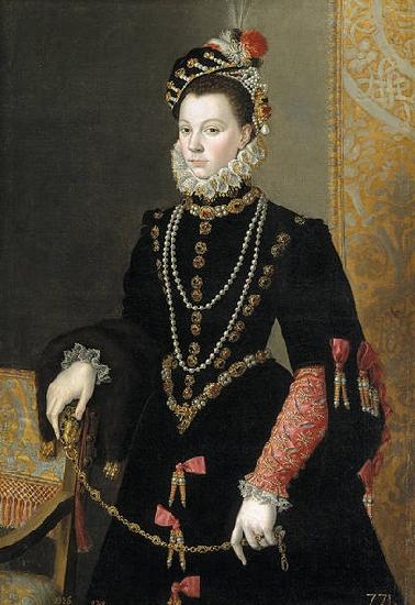 Juan Pantoja de la Cruz third wife of Philip II oil painting picture
